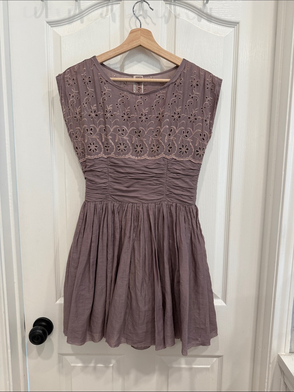 Free people y2k rose garden fit and flare dress